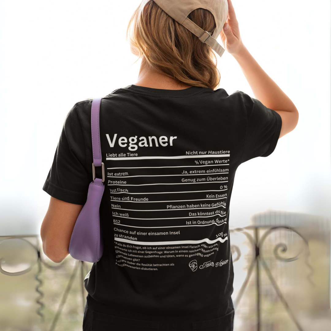 Nährwerttabelle (Backprint)  - Damen Organic Shirt