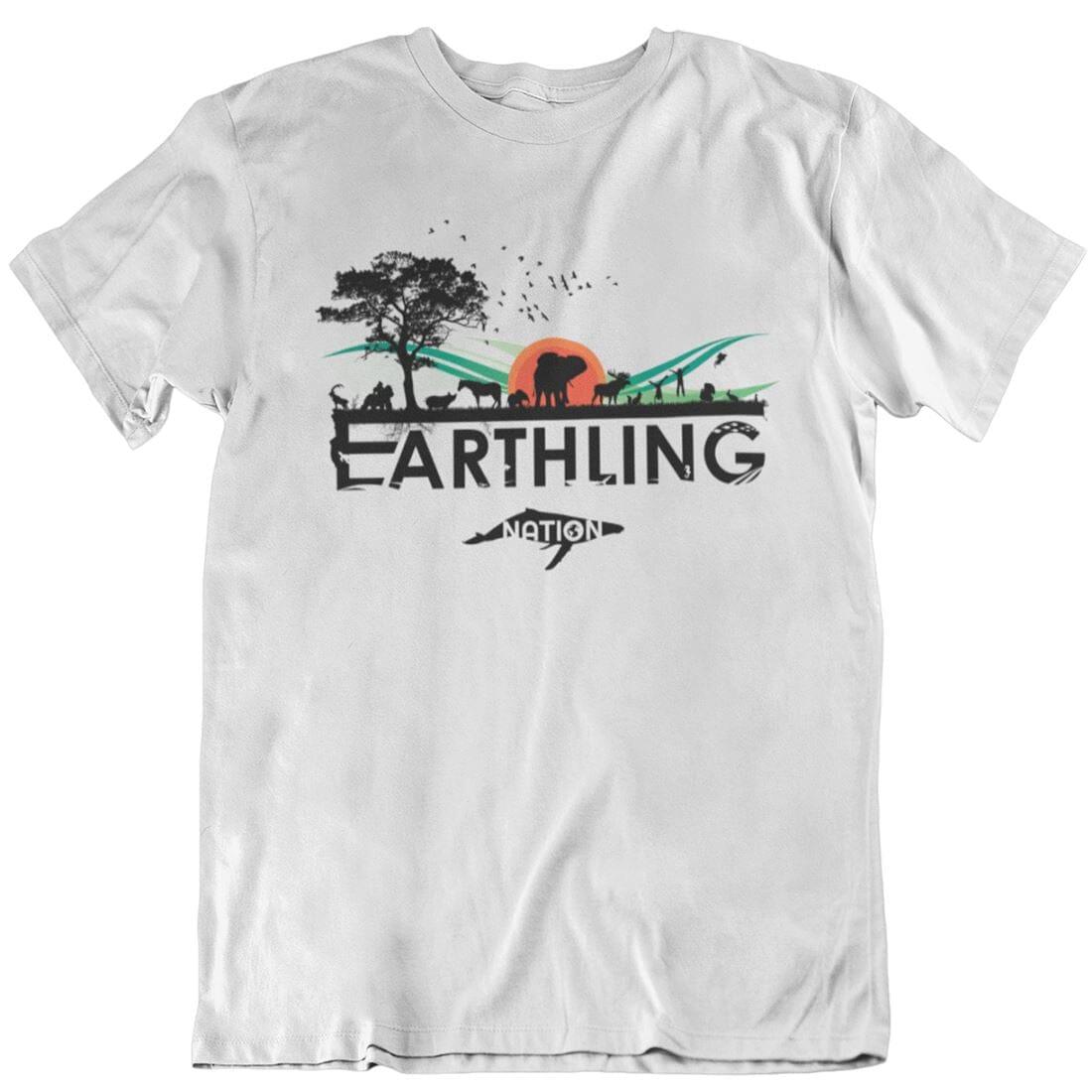 Earthling Nation - Unisex Organic Shirt -XXL - Team Vegan © vegan t shirt
