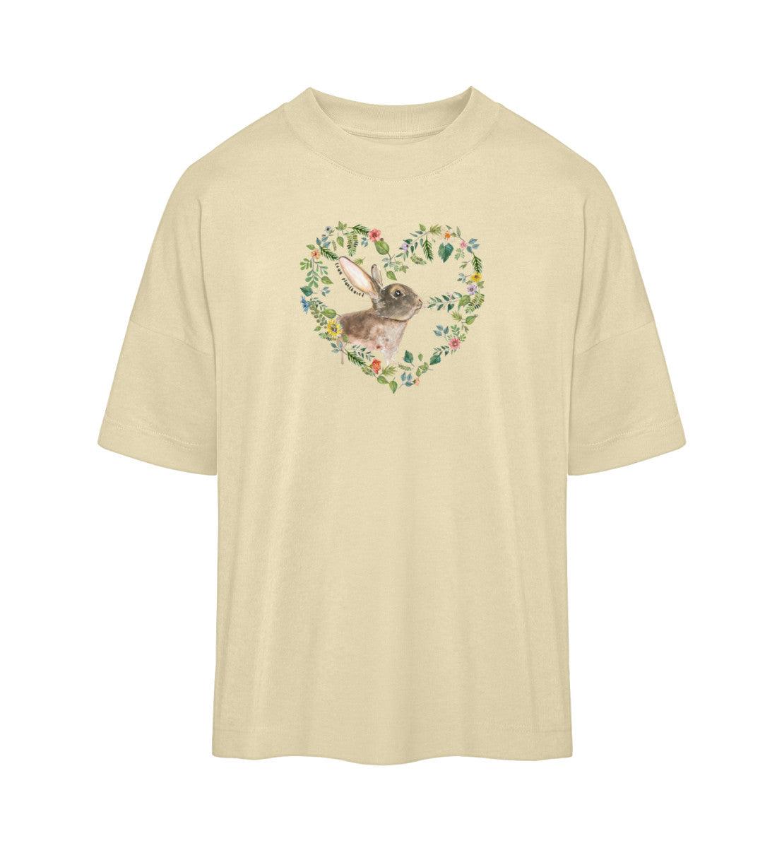 Rabbit Love [Svenja Rakel] - Organic Oversized Shirt - Team Vegan © vegan t shirt