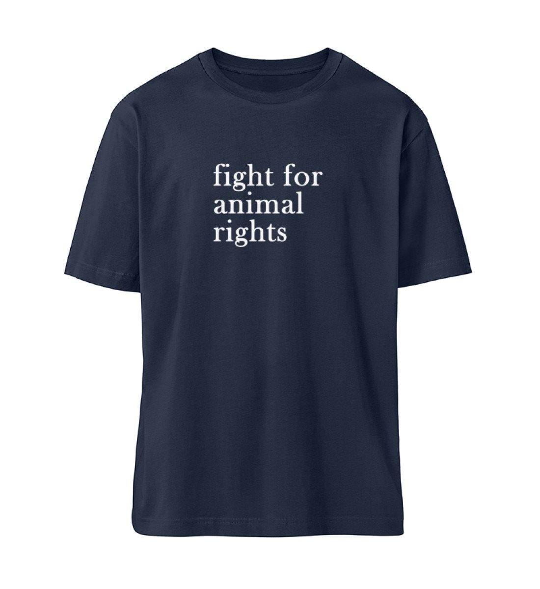Fight for animal rights - Fuser Relaxed Shirt Fuser Oversized Shirt ST/ST Shirtee French Navy S 