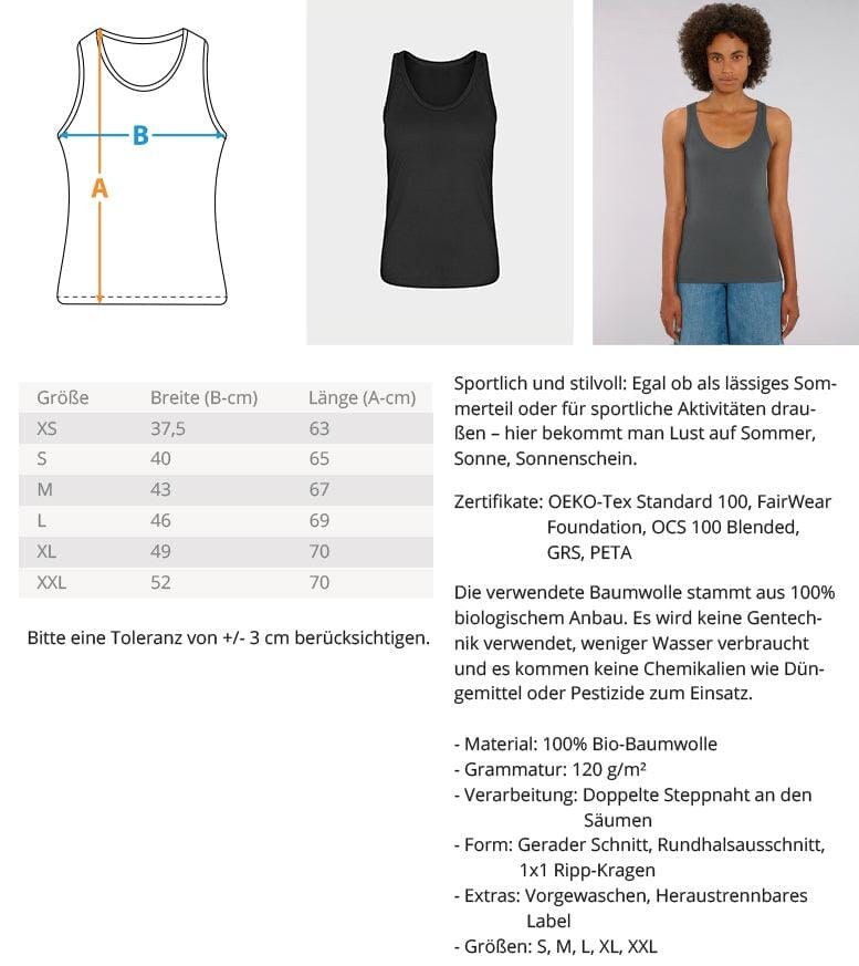 Vegan weil mir Gewalt nicht schmeckt - Damen Organic Tanktop Stella Dreamer Damen Tanktop ST/ST Shirtee 